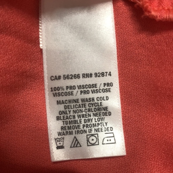 Splendid Orange Cold Shoulders Mini Dress XL NEW - Picture 10 of 11